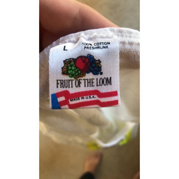 Fruit of The Loom Girl with Ball 1961 Painting Recreation  '91 Tank Top Size L - Picture 8 of 9